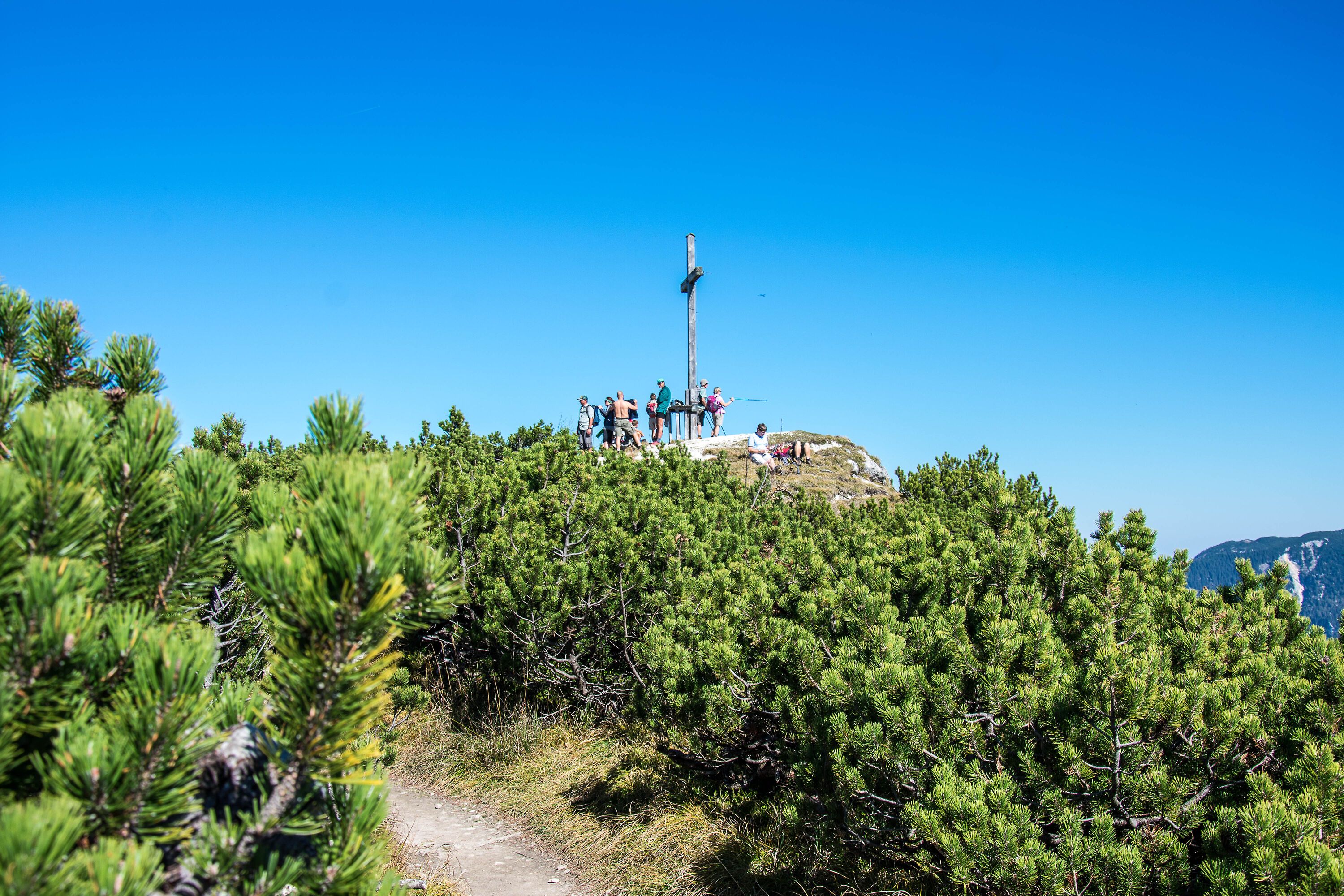 Der Karkopf  (1738 m) ist der höchste Gipfel des Lattengebirges