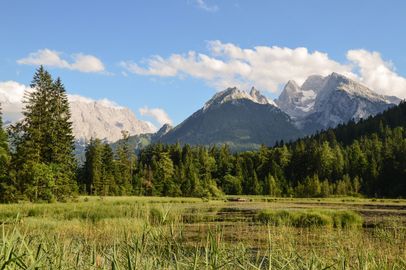 Der Taubensee im Bergsteigerdorf Ramsau
