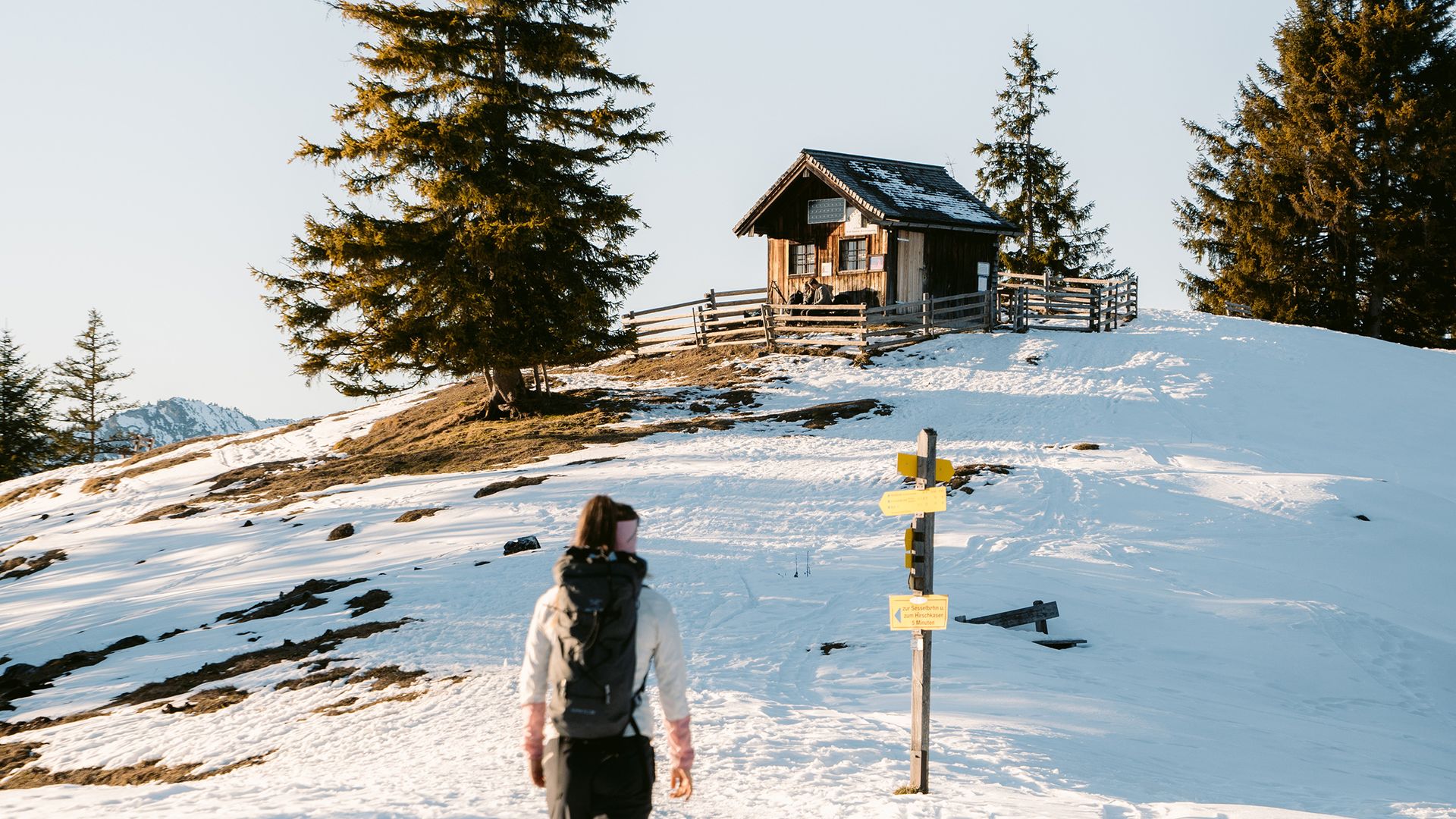 Winter an der Bezoldhütte auf dem Toten Mann